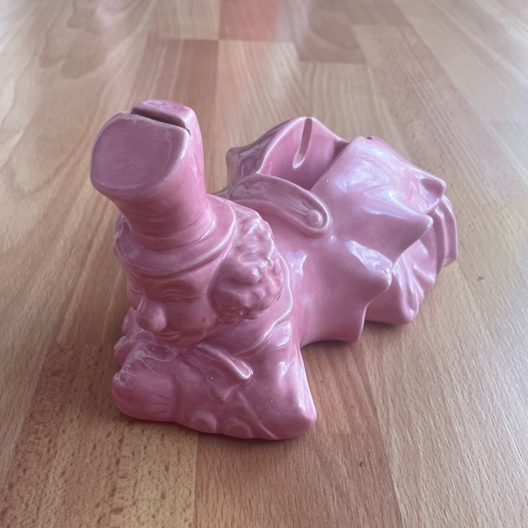 Ceramic clown tape dispenser - Picture 2 of 13
